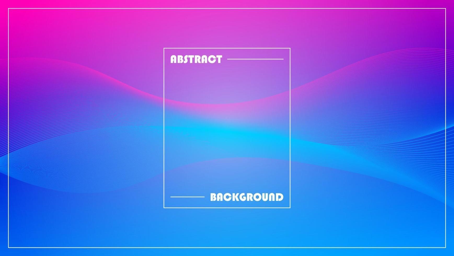 sauberes modernes Elementwellendesign im blauen Hintergrund der Steigung vektor