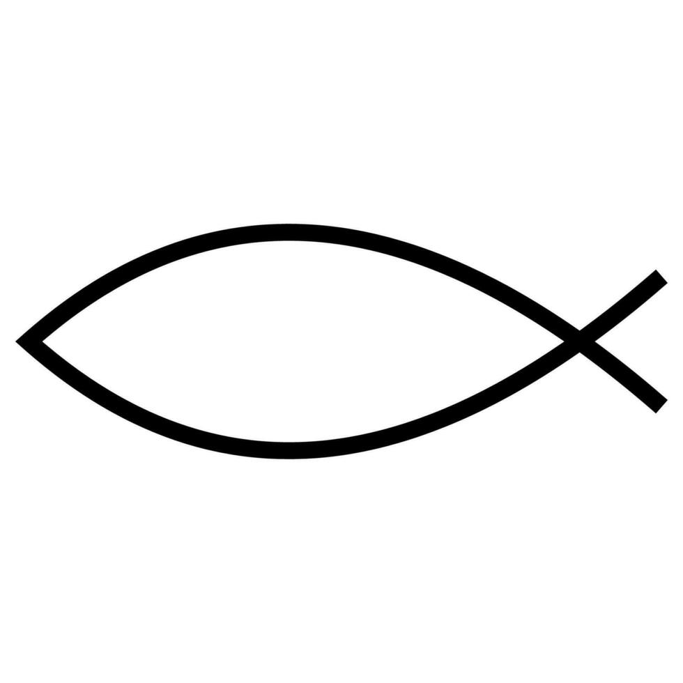 Christian uralt Symbol, Jesus Zeichen Fisch, Fisch Horoskop Konstellation vektor