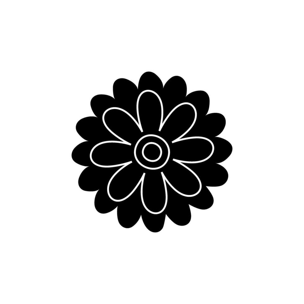 blommor ikon vektor. dag av de död- illustration tecken. Semester symbol eller logotyp. vektor
