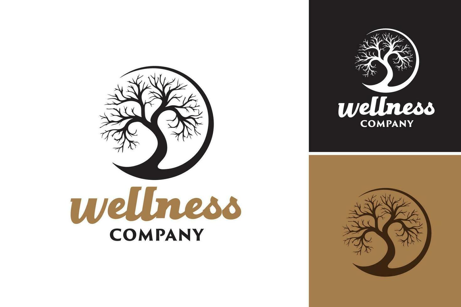 wellness logotyp design mall . den kan vara Begagnade för spa, kondition centra, yoga studior, och Mer. vektor