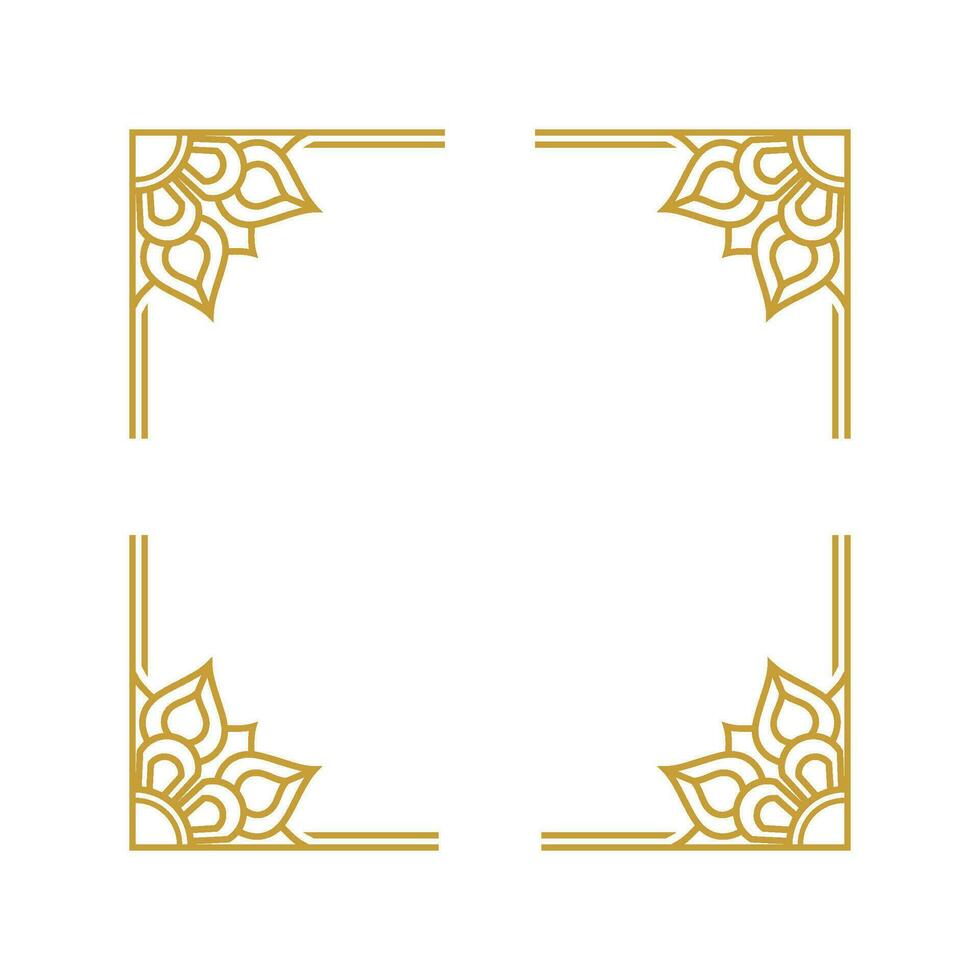 Mandala Hochzeit Rahmen Element Vektor Designs