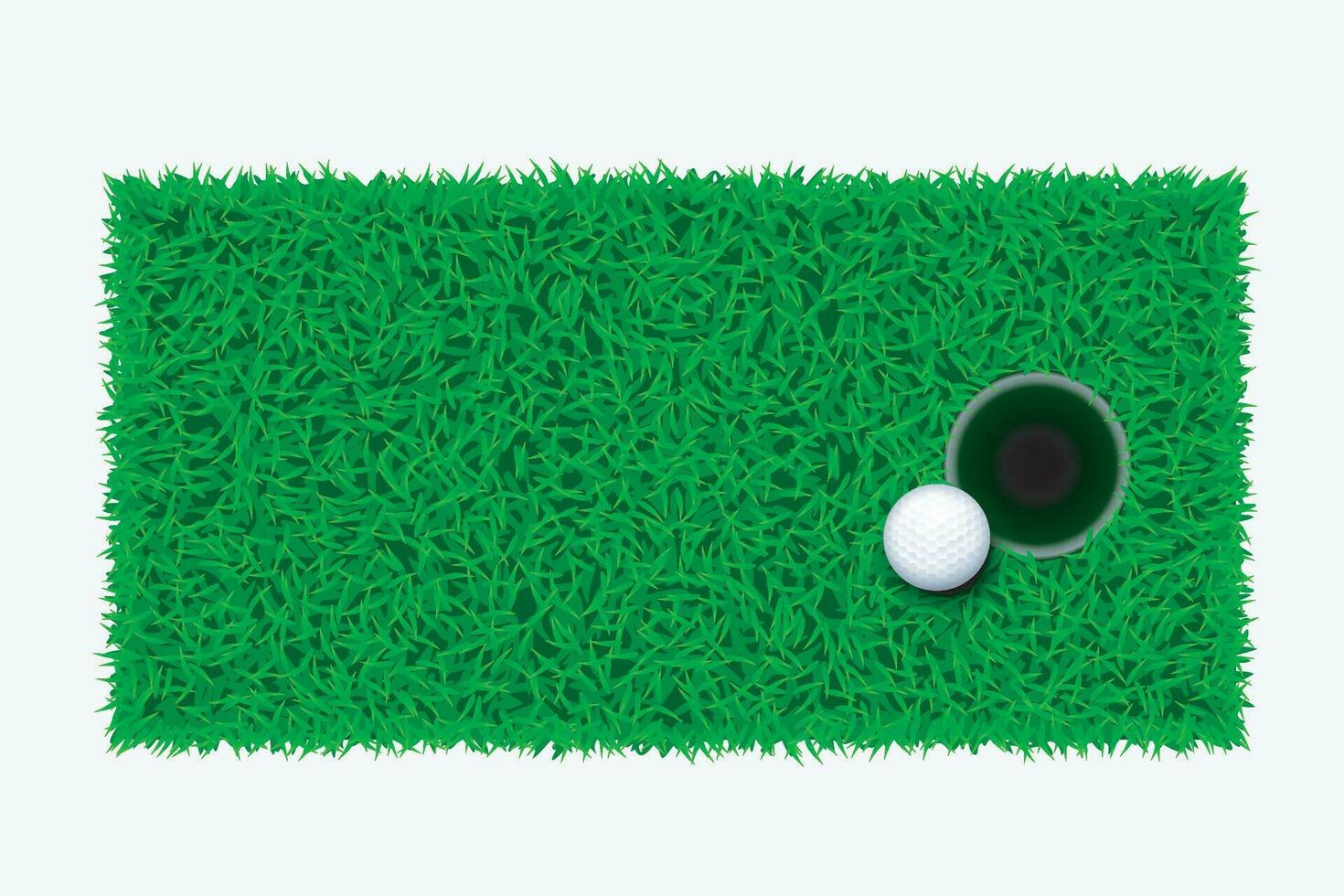 golf grön gräs vektor