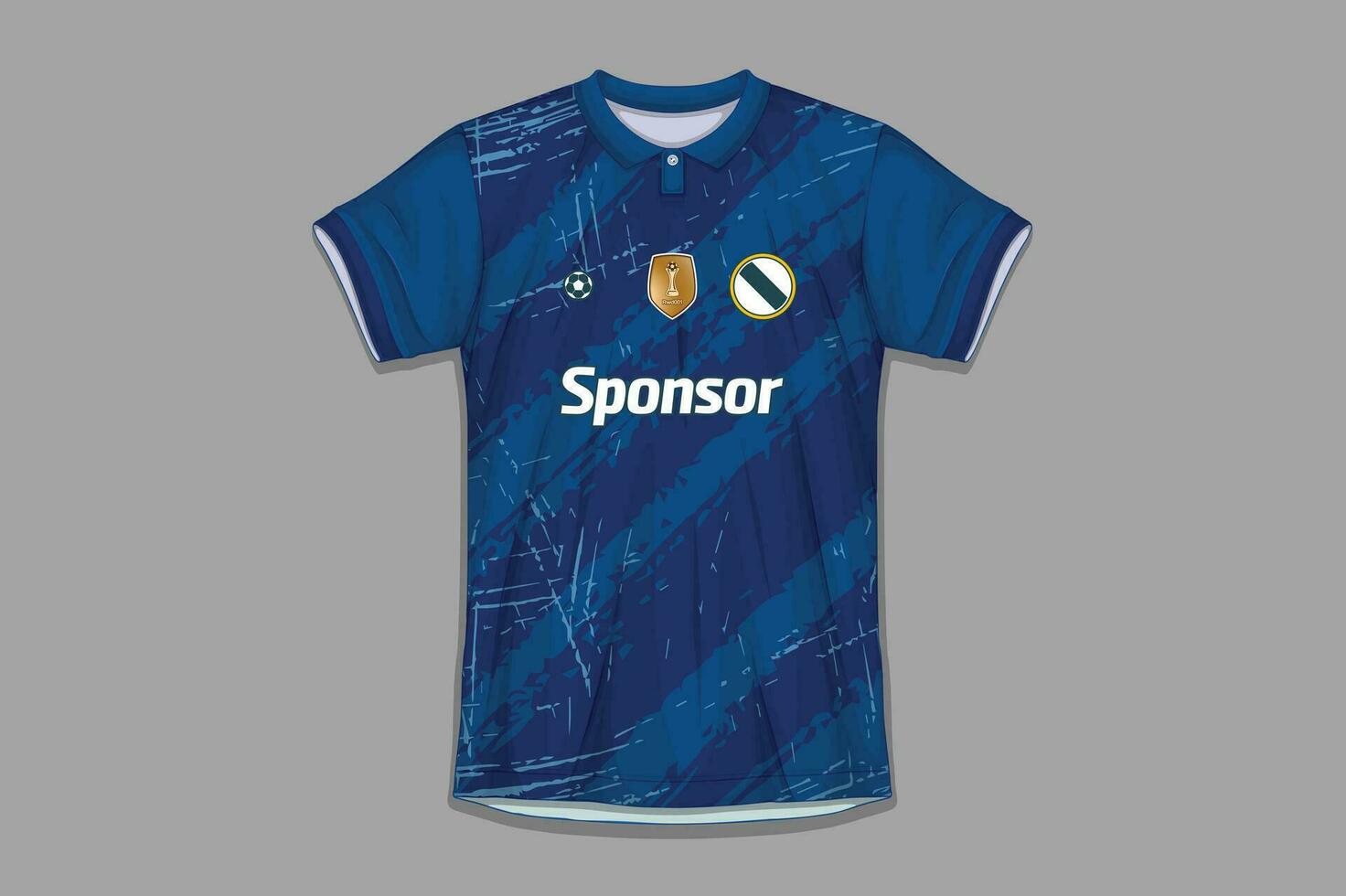 fotboll jersey design för sublimering, sport t skjorta design vektor