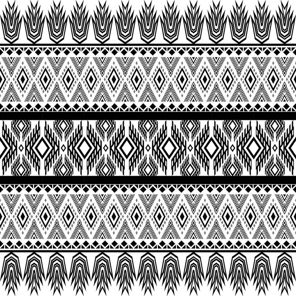 sömlös etnisk mönster design.etnisk orientalisk ikat mönster traditionell design.etnisk orientalisk mönster traditionell design för bakgrund, matta, kläder, inslagning, tyg, broderi vektor