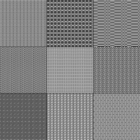 mod schwarze und weiße geometrische Muster vektor