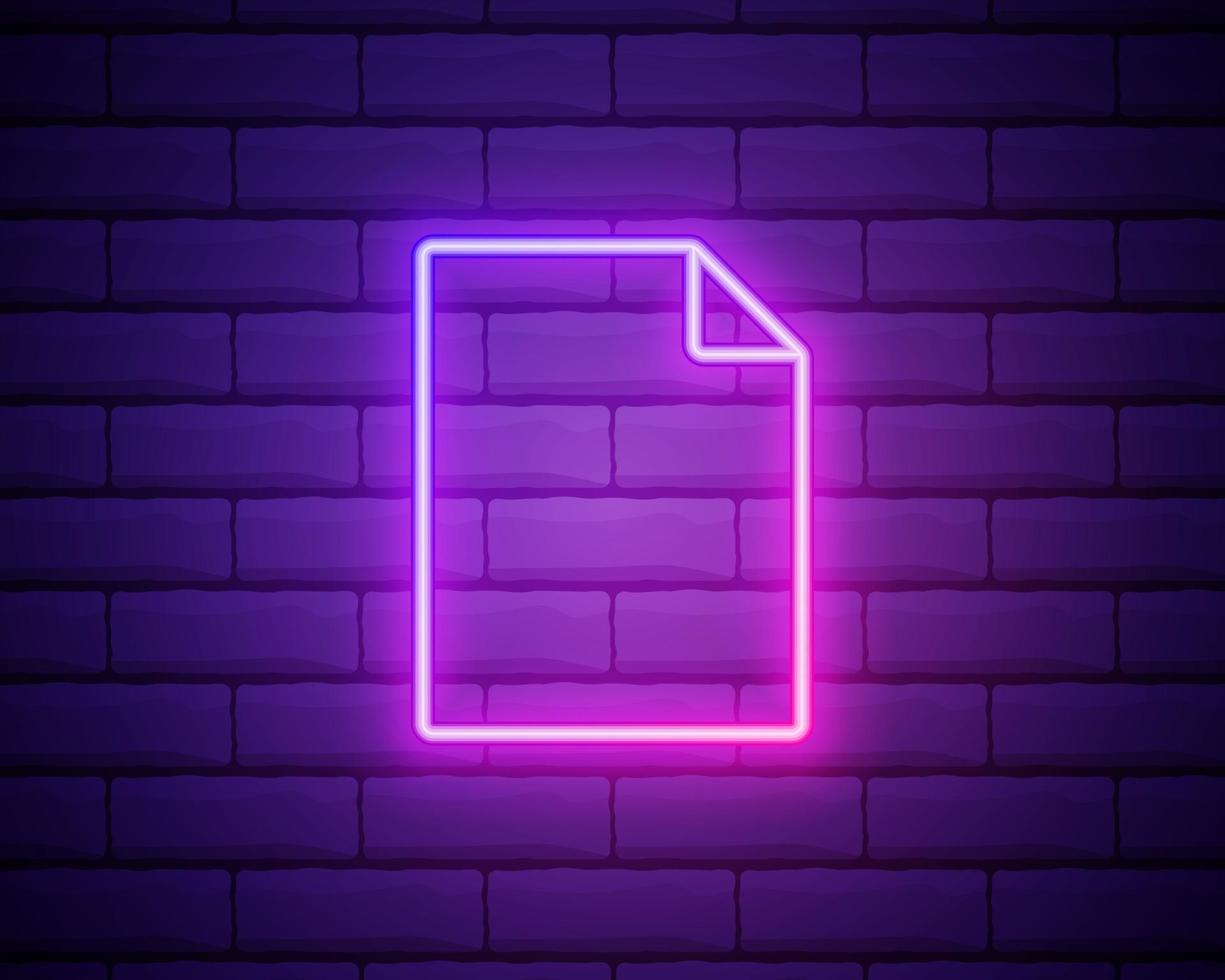 Feedback-Neon-Symbol. Elemente der Bildung festgelegt. einfach vektor