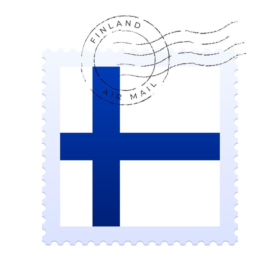 Finnland Briefmarke vektor