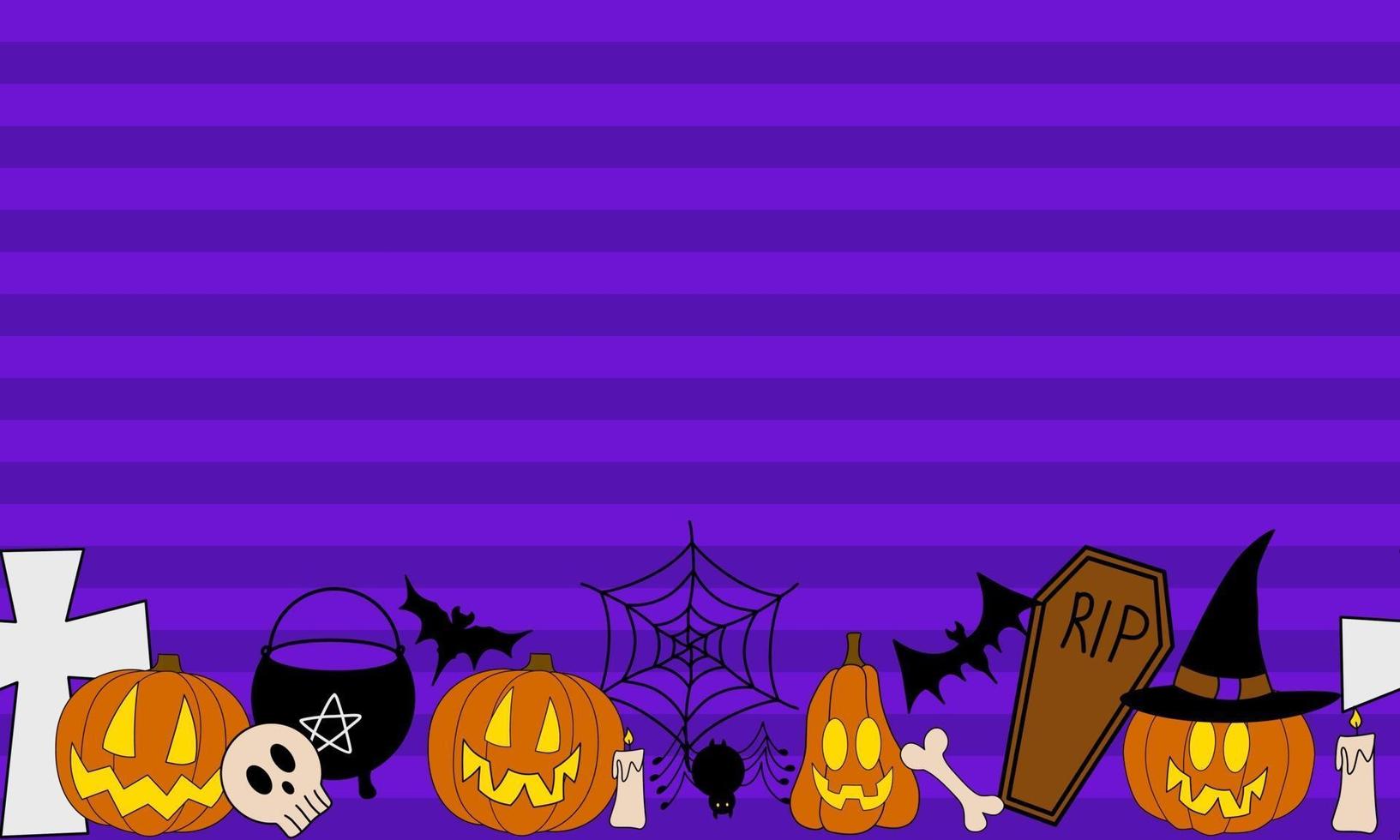 halloween vektor ram för banners och marknadsföra.