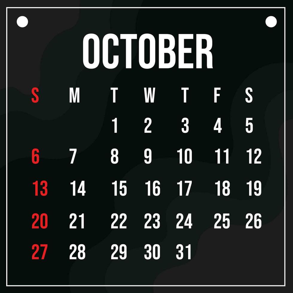 Vektor 2024 Kalender Monat Vorlage