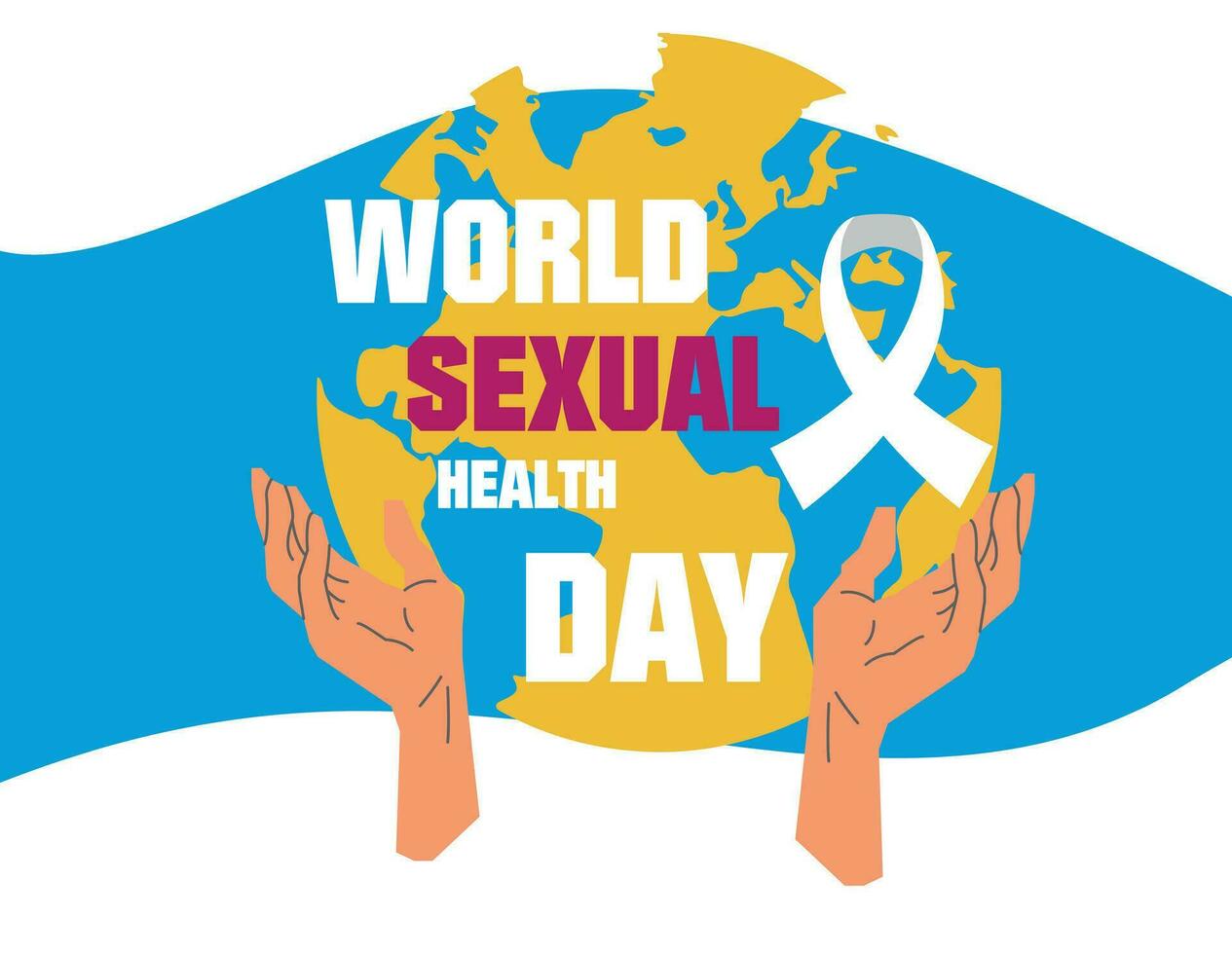 världens sexuella hälsodag vektor