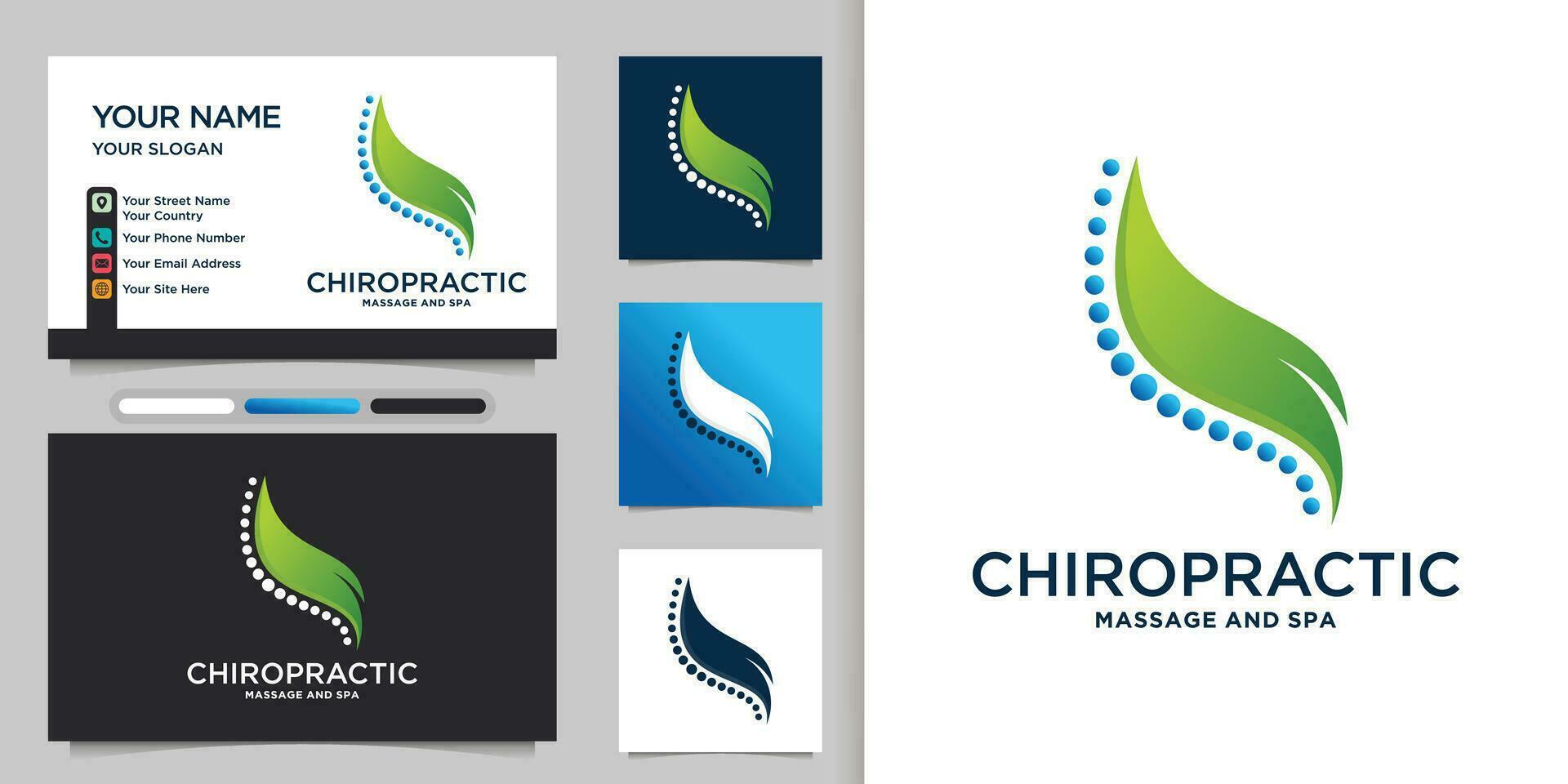 Physiotherapie Logo Design Vorlagen kreativ Konzept Prämie Vektor