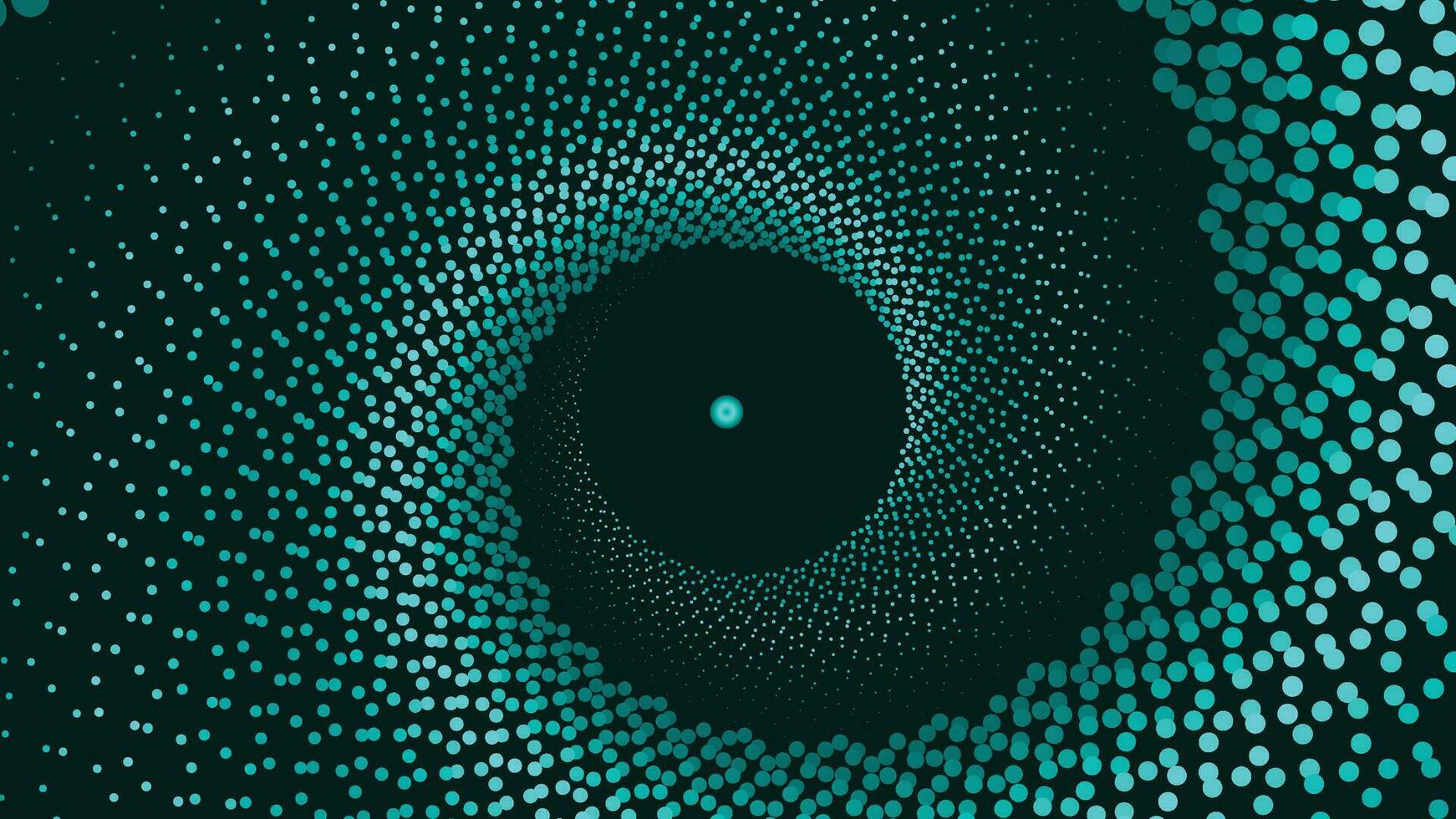 abstrakt Spiral- Grün runden Wirbel Hintergrund zum Ihre kreativ Projekt. vektor