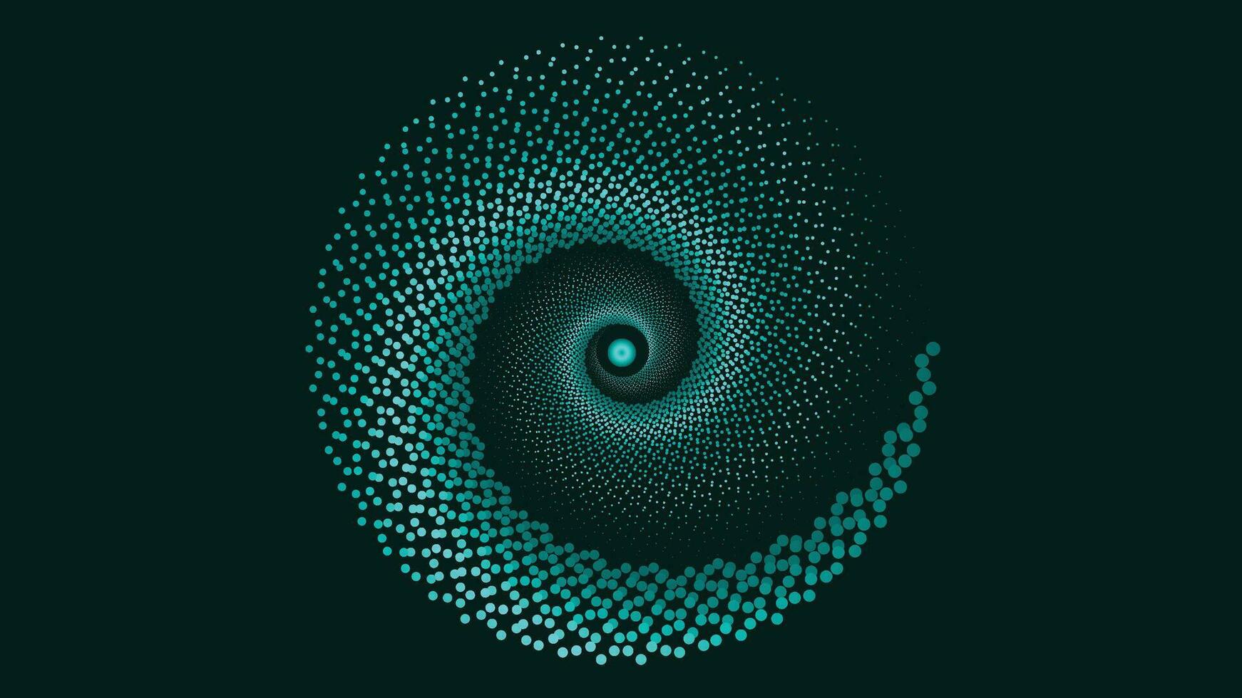 abstrakt spiral grön runda virvel bakgrund för din kreativ projekt. vektor