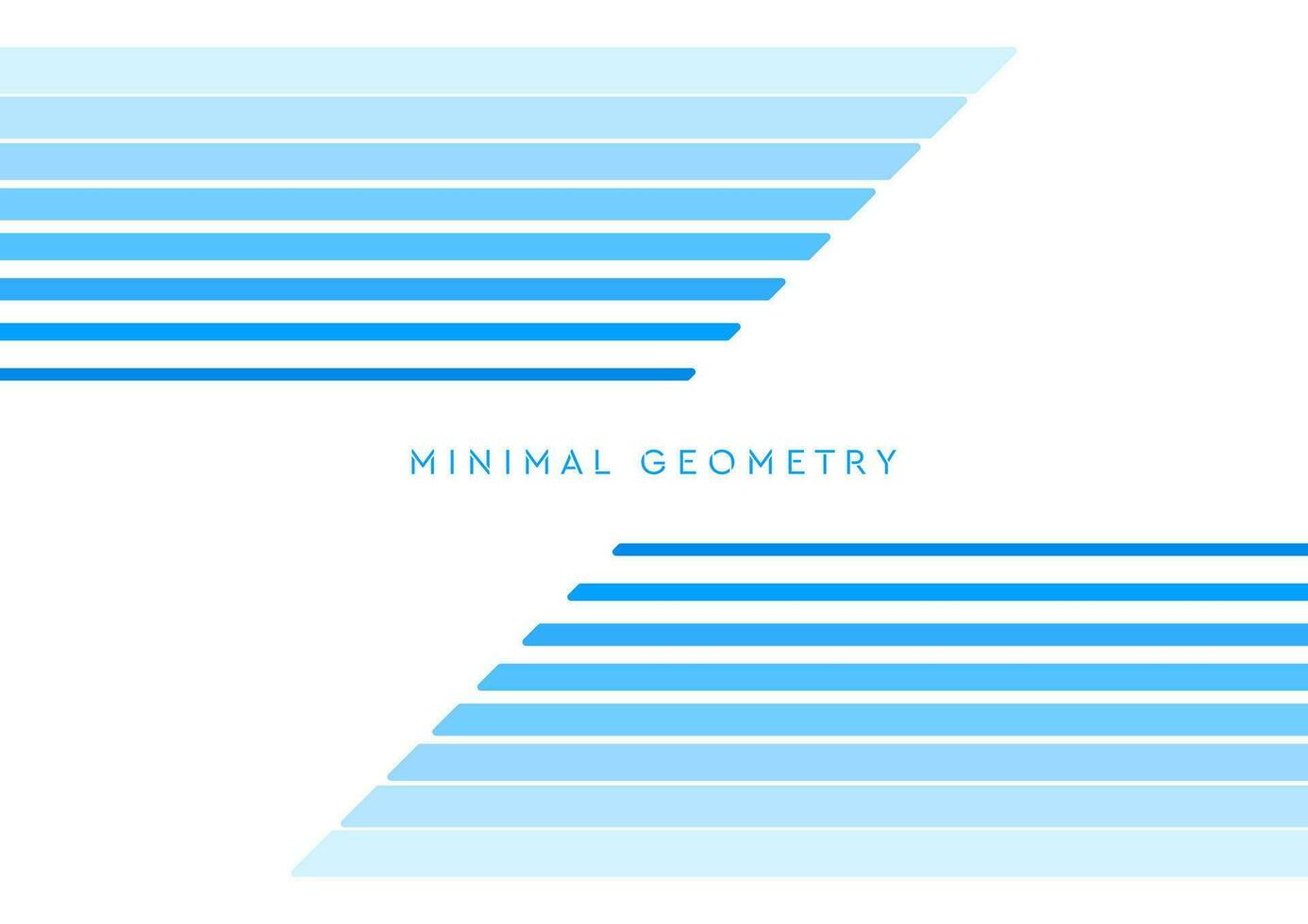 blå Ränder på vit bakgrund abstrakt minimal design vektor