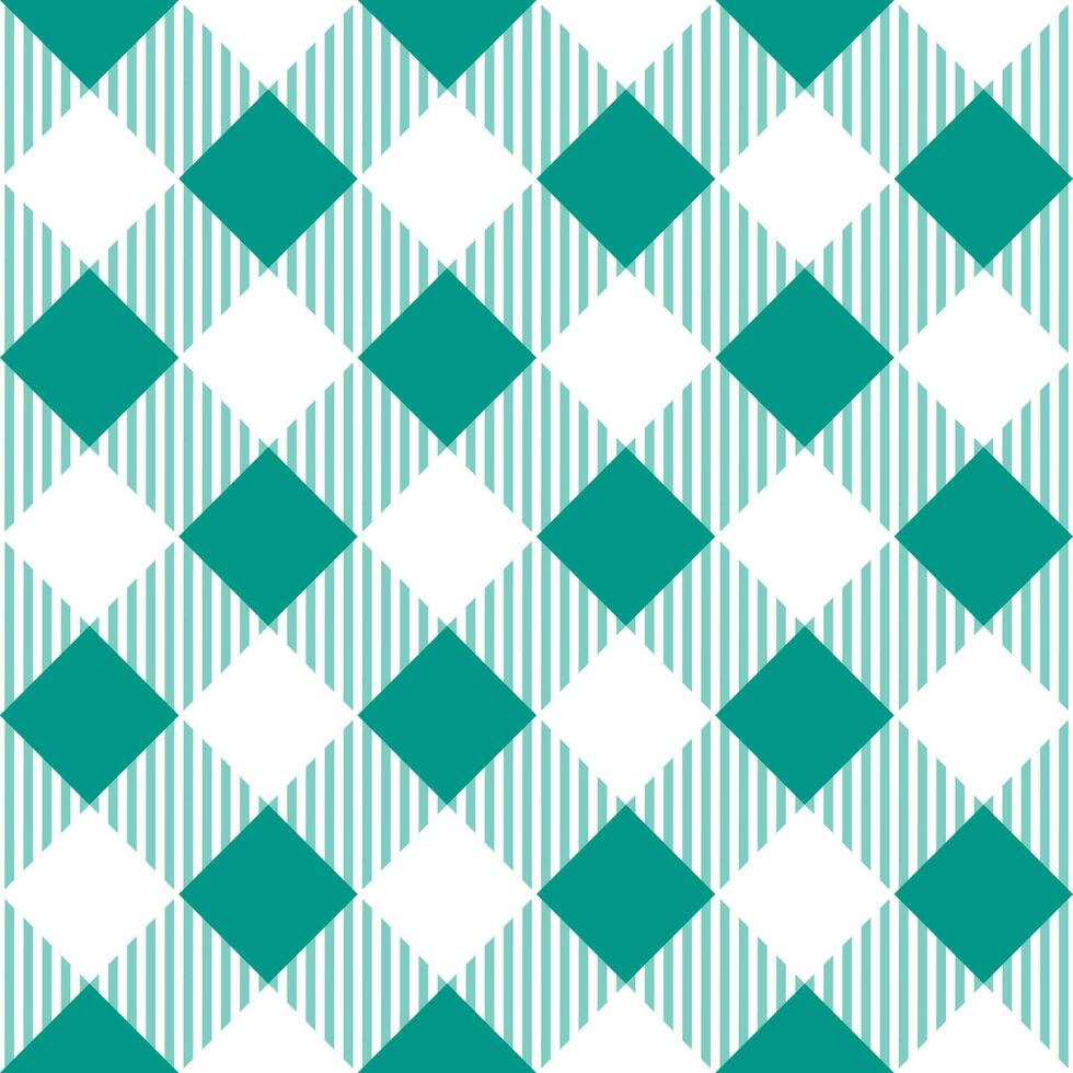 Grün Schatten Plaid Muster mit schräg Linie Innerhalb Hintergrund. Plaid Muster Hintergrund. Plaid Hintergrund. nahtlos Muster. zum Hintergrund, Dekoration, Geschenk Verpackung, Gingham Tischdecke. vektor