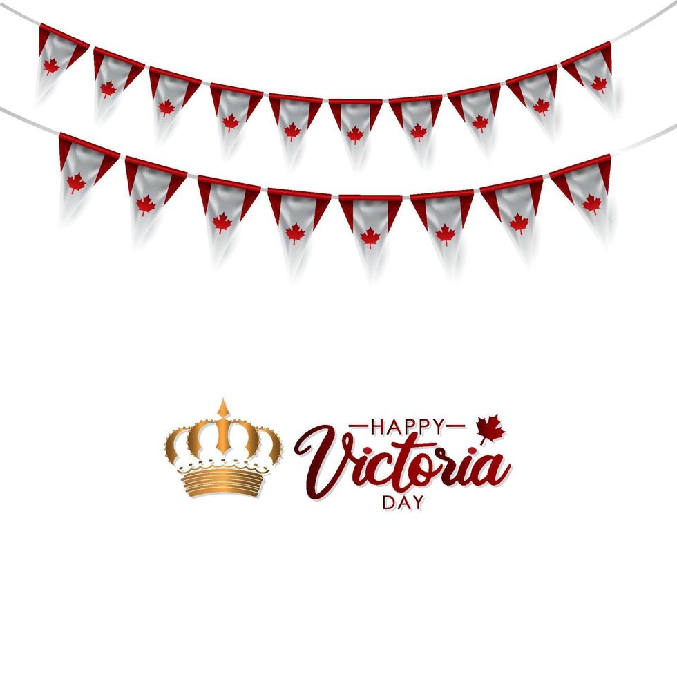 Happy Vectoria Day Banner-Design vektor