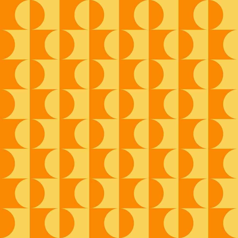 orange och gul geometrisk mönster bakgrund använda sig av för bakgrund design, skriva ut, social nätverk, förpackning, textil, webb, omslag, baner och etc. vektor