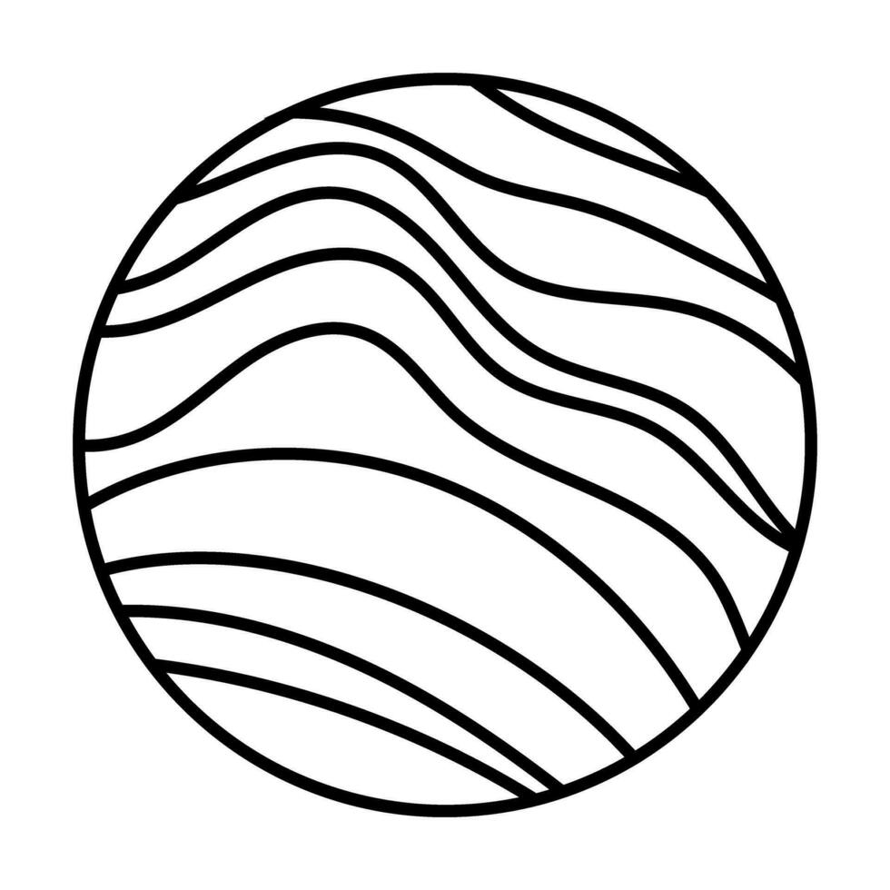 Planet Symbol Vektor. Astronomie Illustration unterzeichnen. Raum Symbol. Wissenschaft Logo. vektor