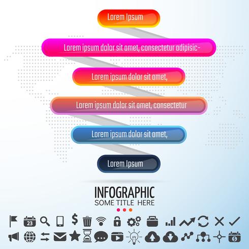 Infografiken-Designvorlage vektor