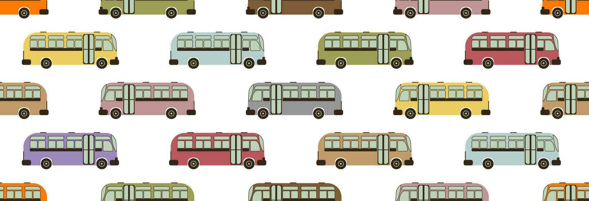 offentlig transport buss. vektor