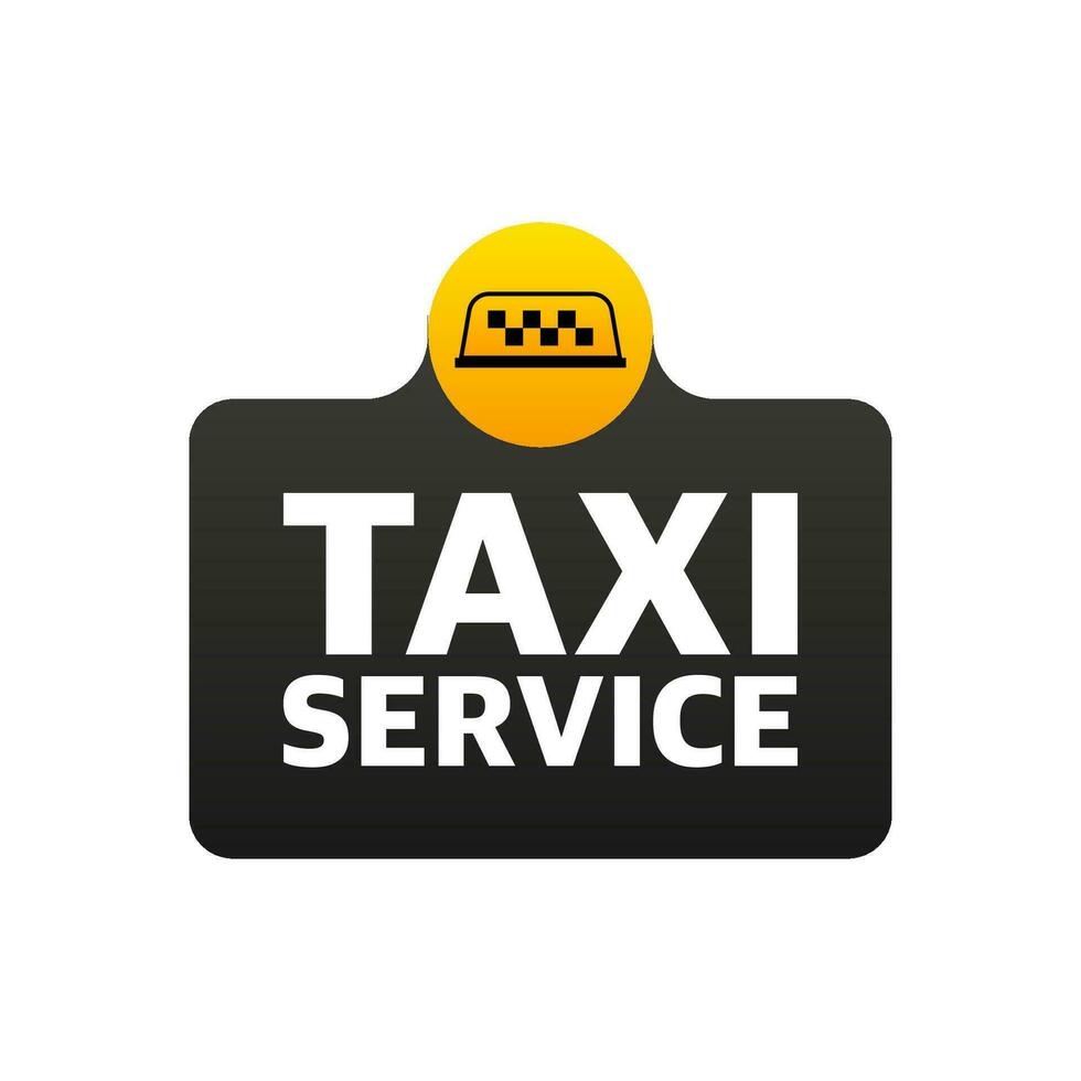 Taxi Service, großartig Design zum irgendein Zwecke. App Logo Konzept. Broschüre Design Vorlage, Karte, Banner vektor