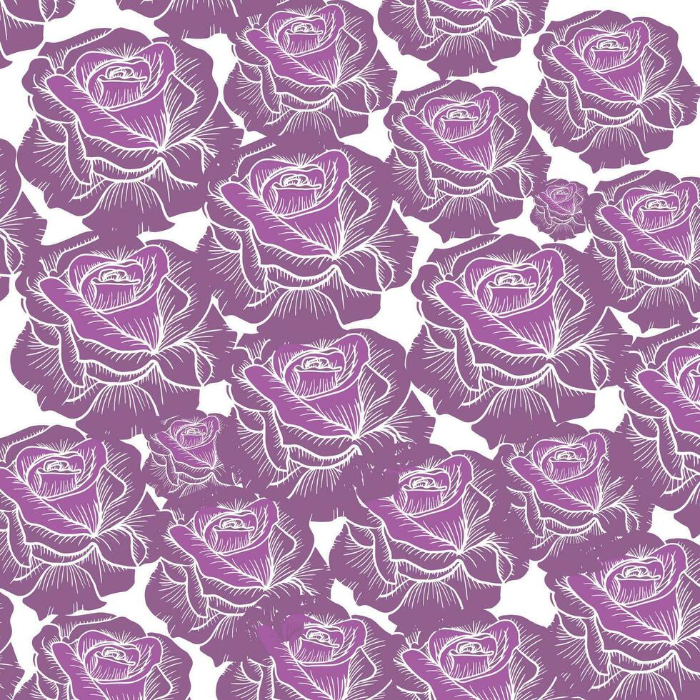 minimal abstrakt abstrakt Rosen Blume Muster Anordnung alle Über Vektor Design Hintergründe Illustration Digital Bild zum Textil- Drucken zum Fabrik. Rose Textil- Blume Muster.