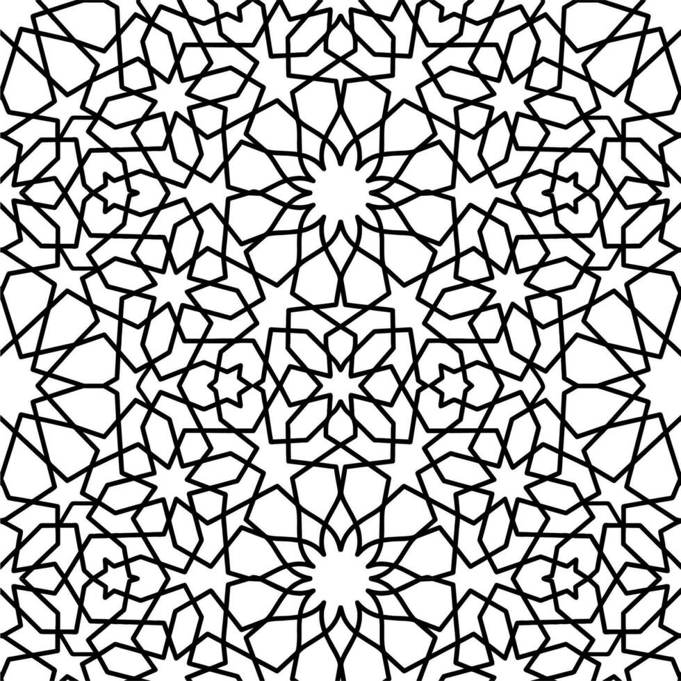 nahtlos islamisch Ornament Vektor Muster Hintergrund.