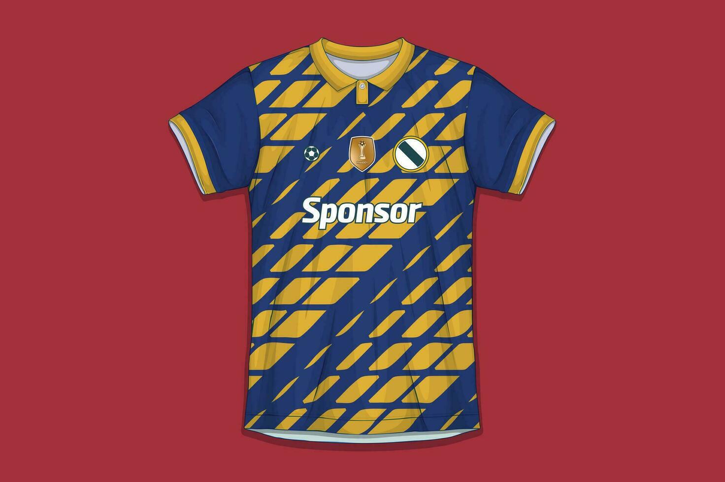 fotboll jersey design för sublimering, sport t skjorta design vektor