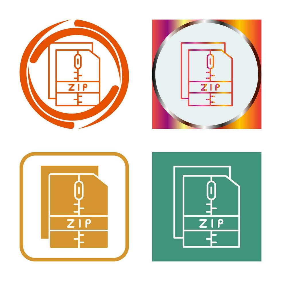 ZIP-Datei-Vektorsymbol vektor