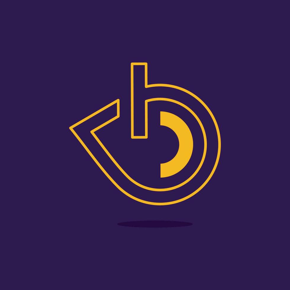 Brief b Design Element Symbol Vektor mit kreativ modern Konzept Idee