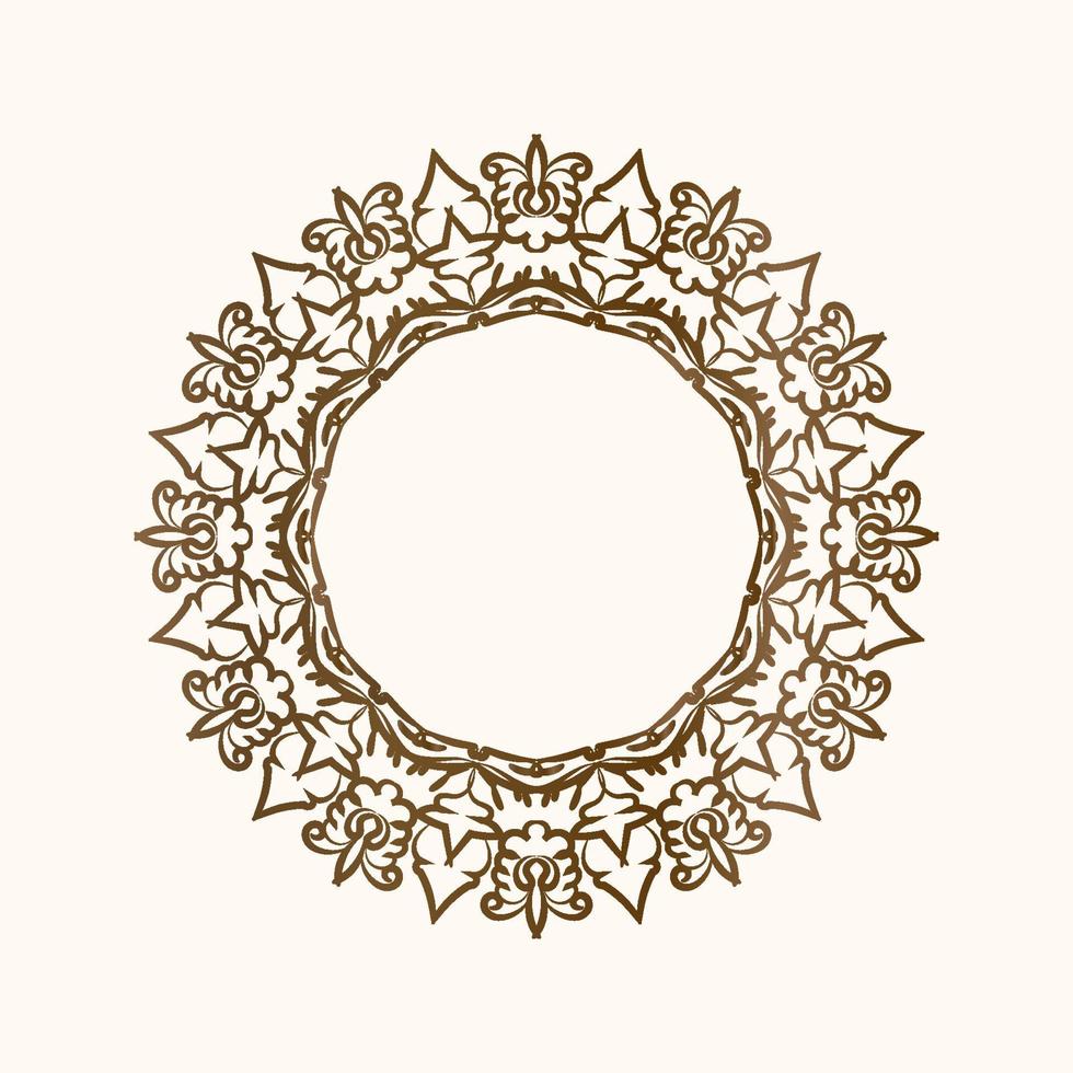 Mandala Ornament oder Blume vektor