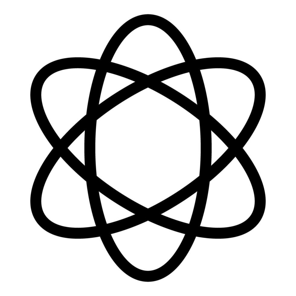 Radionuklid Symbol. Radioisotop Symbol. Vektor. vektor