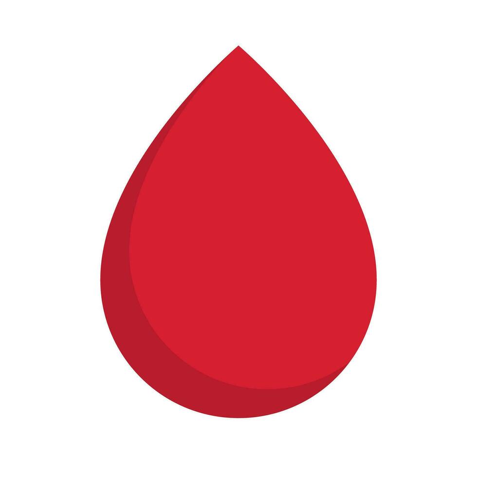 röd blod ikon. hemoglobin. vektor. vektor