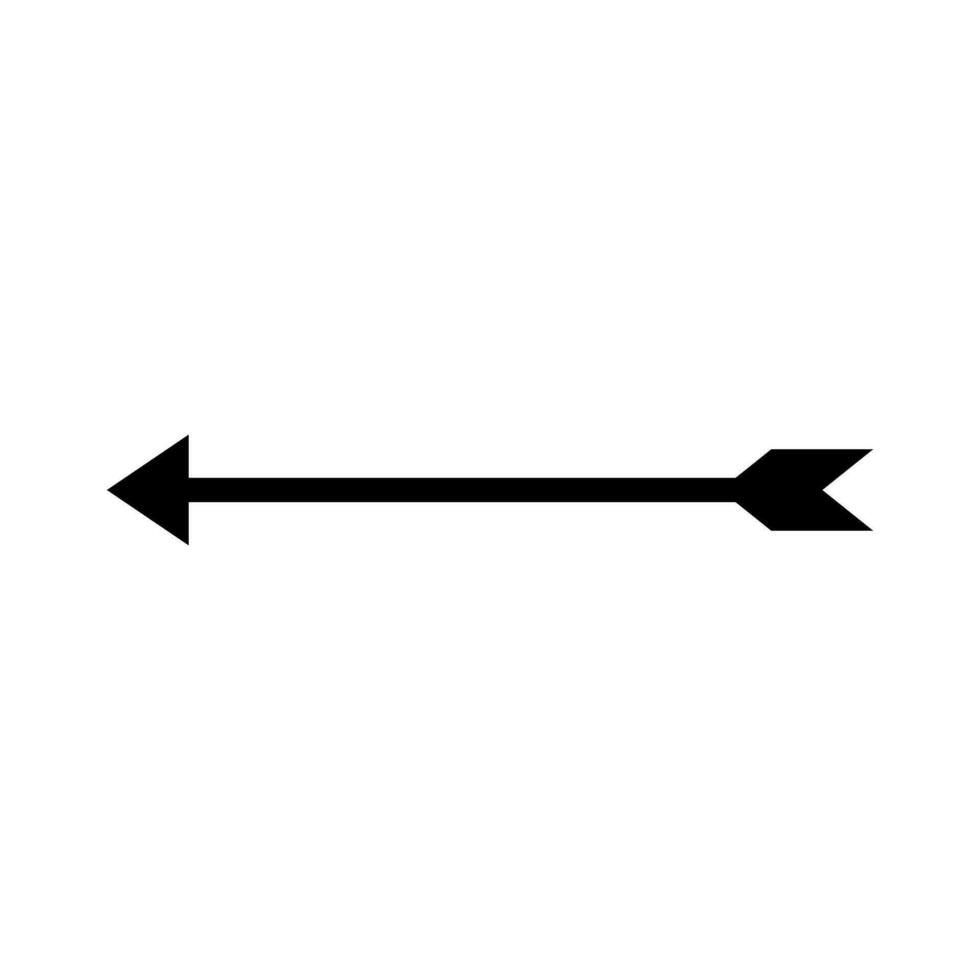 Bogenschießen Bogen Pfeil Silhouette Symbol. Vektor. vektor