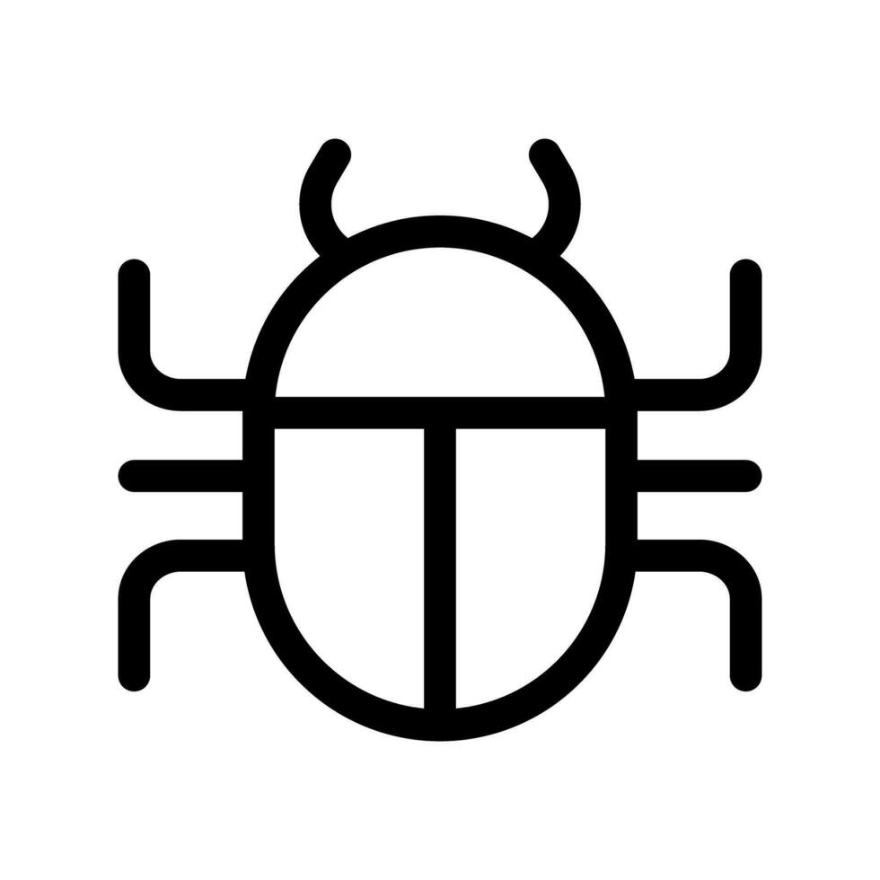 enkel insekt ikon. insekt. vektor. vektor