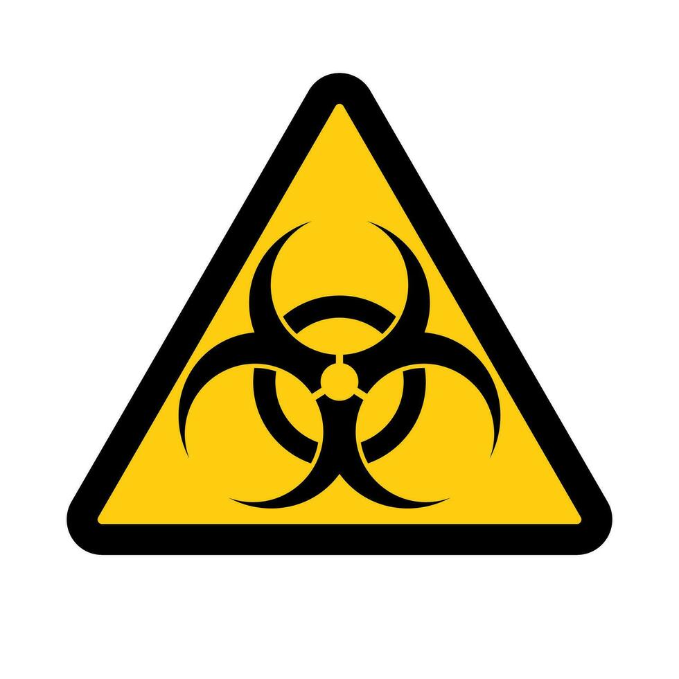 biohazard symbol. biologisk fara symbol. vektor. vektor