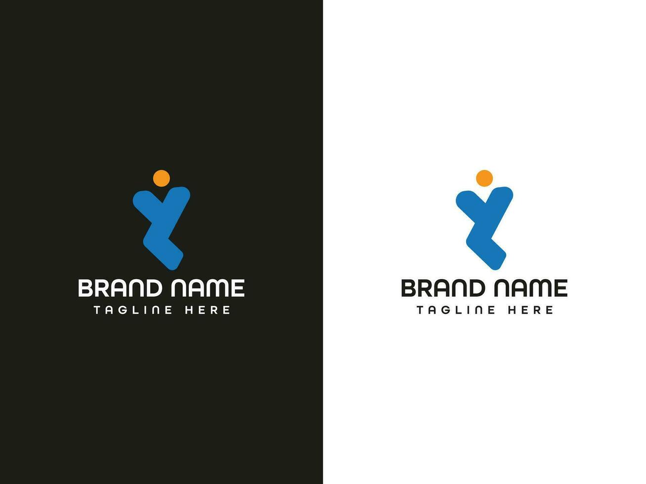 brev logotyp design vektor