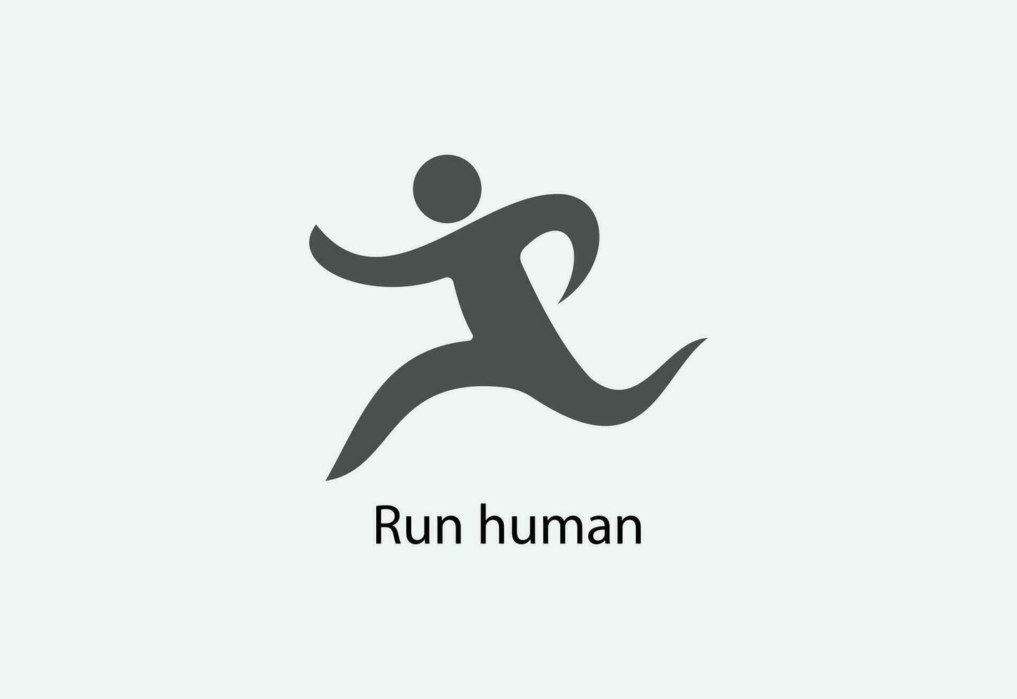 Laufen Mann Silhouette Logo Entwürfe, Marathon- Logo Vorlage vektor