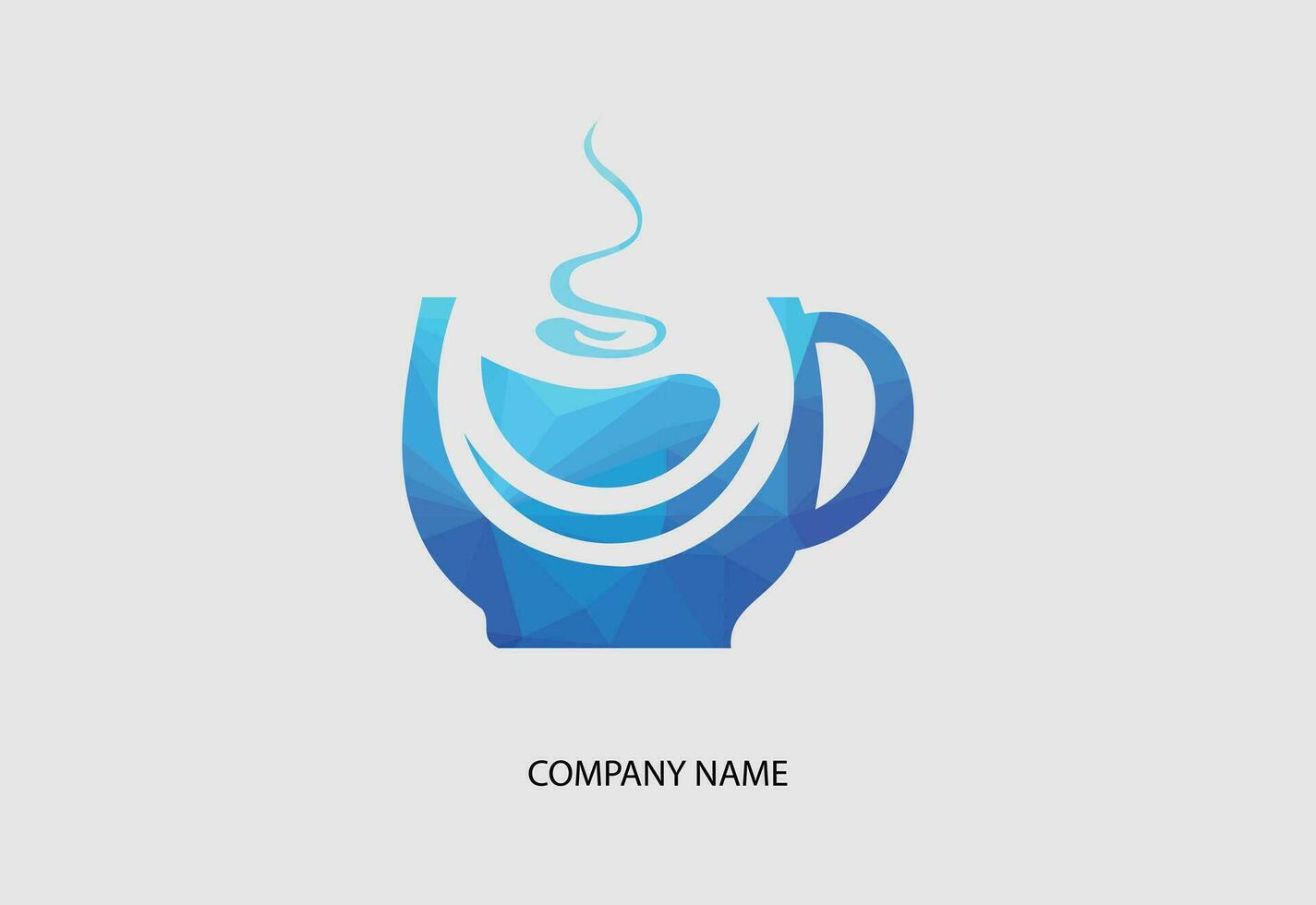 Kaffee Tasse Logo Kaffee Geschäft Vektor Symbol Design kostenlos Vektor