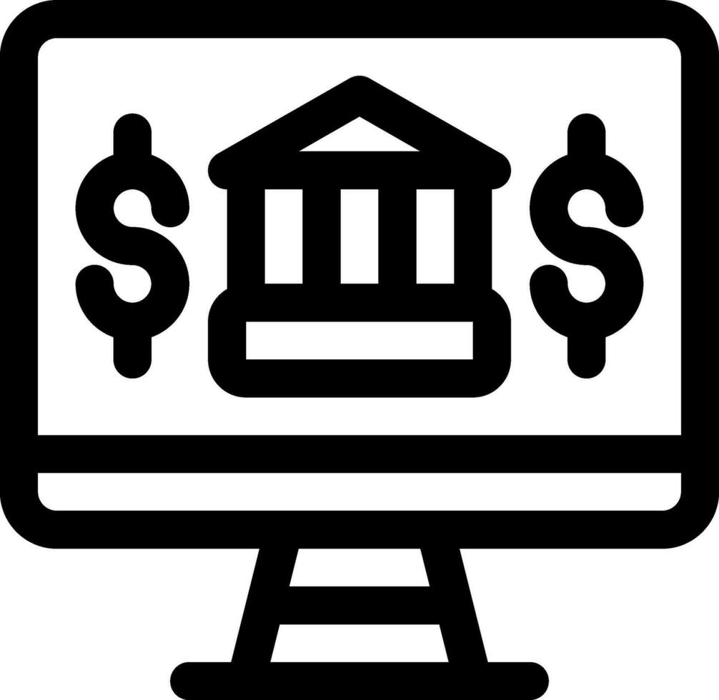 diese Symbol oder Logo Bankwesen Symbol oder andere wo es erklärt das Finanzen, Geschäft oder Über das Bank usw und können Sein benutzt zum Netz, Anwendung und Logo Design vektor