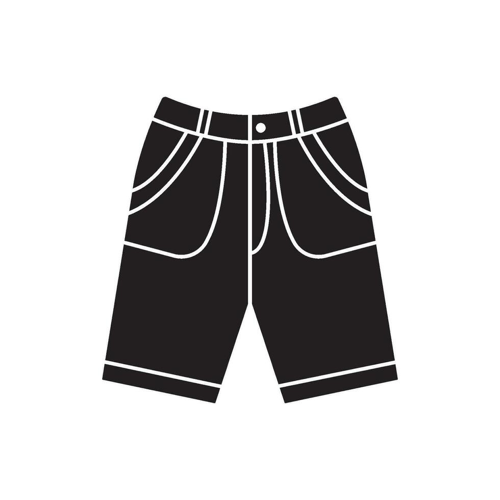 barns shorts ikon vektor
