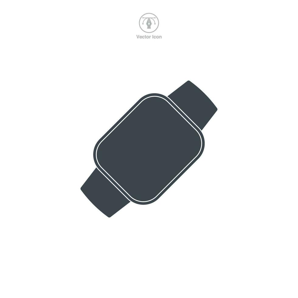 Smartwatch Symbol Symbol Vektor Illustration isoliert auf Weiß Hintergrund