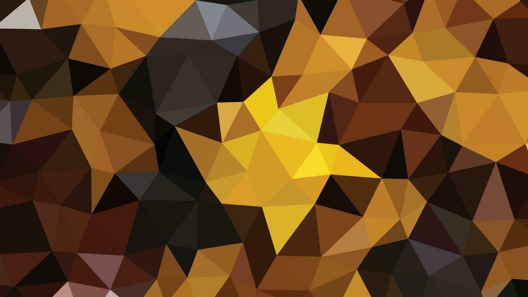 gyllene polygon abstrakt bakgrund vektor