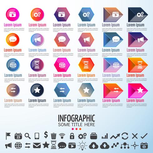 Infografiken-Designvorlage vektor