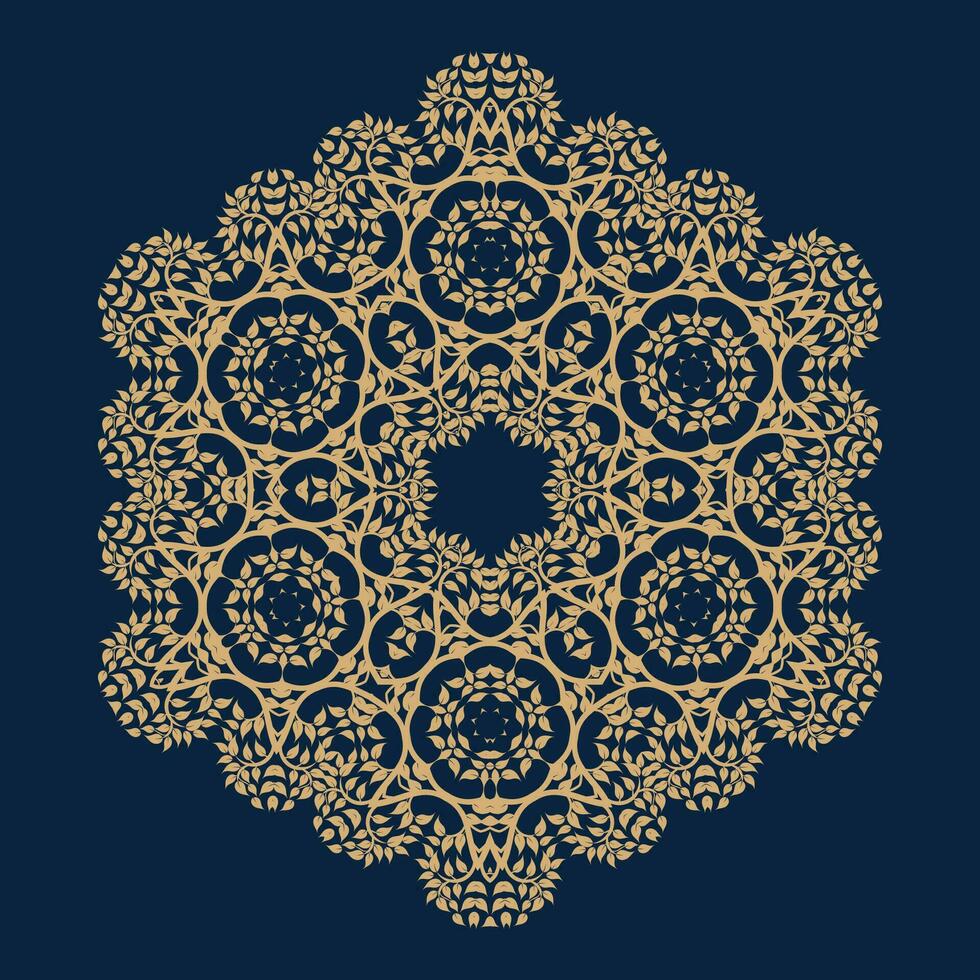 mandala mönster design element vektor