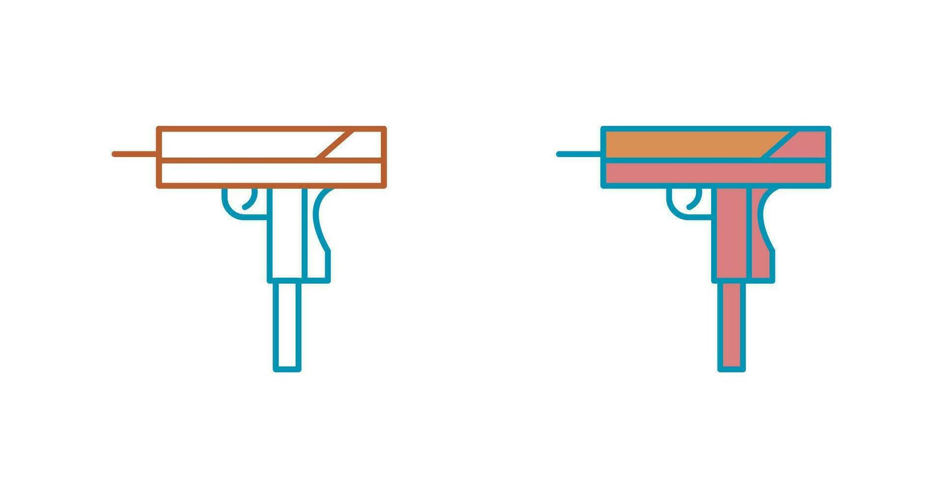 einzigartiges Waffenvektorsymbol vektor