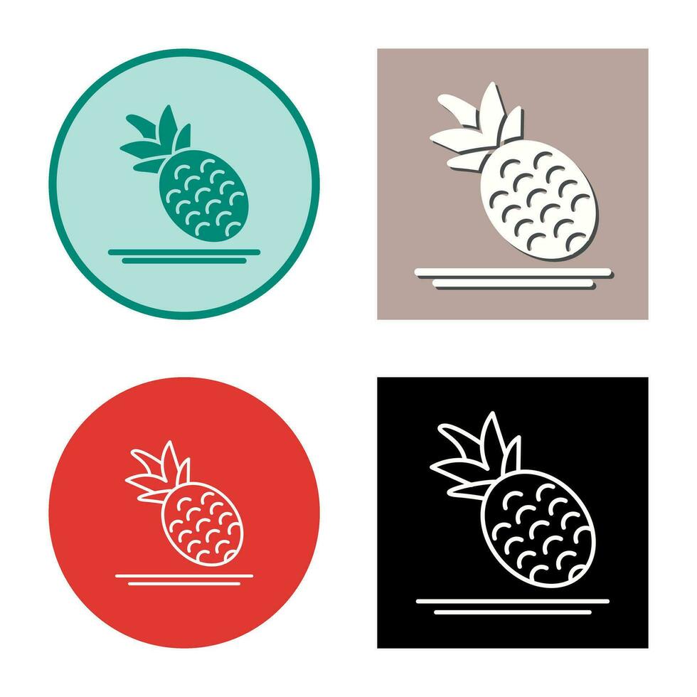 Ananas-Vektor-Symbol vektor