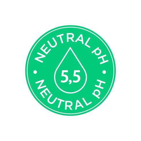 Neutrales pH-Symbol vektor