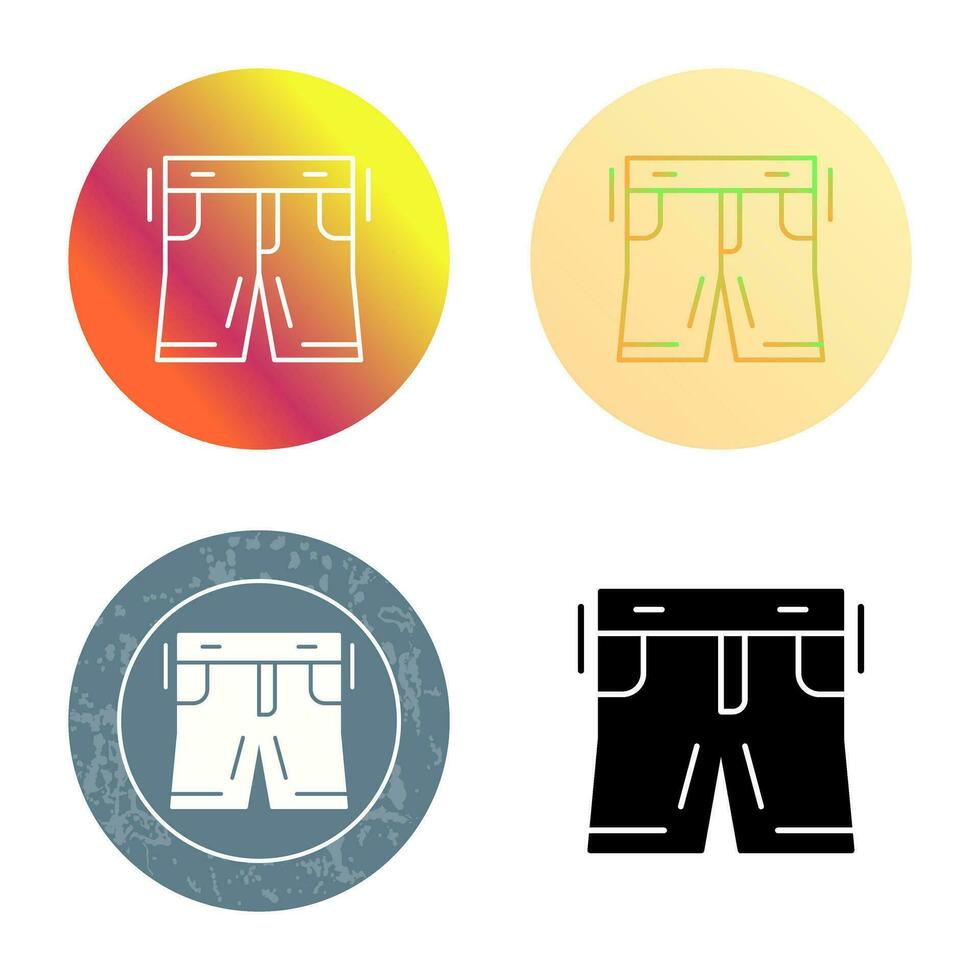 Shorts Vektor-Symbol vektor