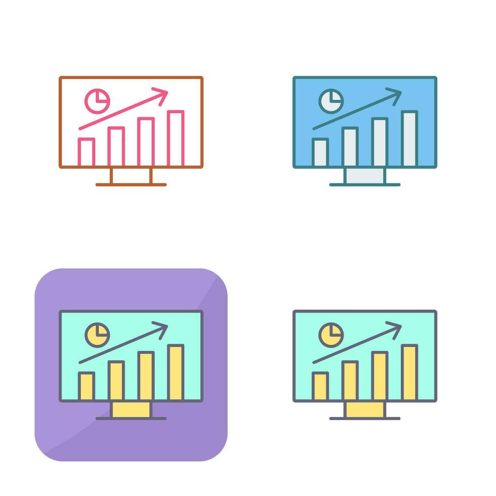 Statistik-Vektorsymbol vektor